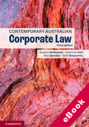 Cover of Contemporary Australian Corporate Law (eBook)
