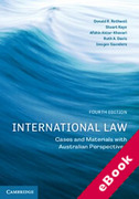 Cover of International Law: Cases and Materials with Australian Perspectives (eBook)
