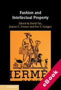 Cover of Fashion and Intellectual Property (eBook)