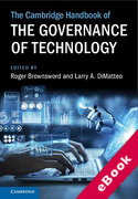 Cover of The Cambridge Handbook of the Governance of Technology (eBook)