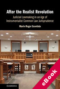 Cover of After the Realist Revolution: Judicial Lawmaking in an Age of Instrumentalist Common Law Jurisprudence (eBook)