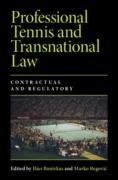 Cover of Professional Tennis and Transnational Law: Contractual and Regulatory