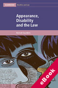 Cover of Appearance, Disability and the Law (eBook)