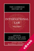 Cover of The Cambridge History of International Law, Volume 10: International Law at the Time of the League of Nations (1920–1945) (eBook)