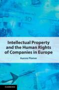 Cover of Intellectual Property and the Human Rights of Companies in Europe