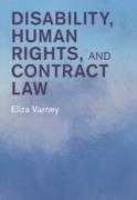 Cover of Disability, Human Rights and Contract Law