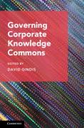 Cover of Governing Corporate Knowledge Commons