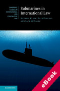 Cover of Submarines in International Law (eBook)