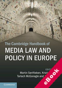 Cover of The Cambridge Handbook of Media Law and Policy in Europe (eBook)
