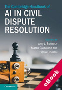 Cover of The Cambridge Handbook of AI in Civil Dispute Resolution (eBook)