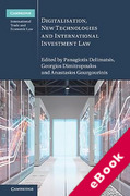 Cover of Digitalisation, New Technologies and International Investment Law (eBook)