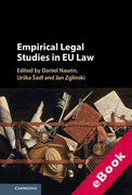 Cover of Empirical Legal Studies in EU Law (eBook)
