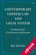 Cover of Contemporary Chinese Law and Legal System: Fundamentals, Civil Justice and Process (eBook)