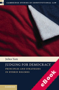 Cover of Judging for Democracy: Principles and Strategies in Hybrid Regimes (eBook)