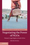 Cover of Negotiating the Power of NGOs: Women's Legal Rights in South Africa