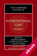 Cover of The Cambridge History of International Law, Volume 4: International Law in the Middle East and the Mediterranean during Antiquity (eBook)
