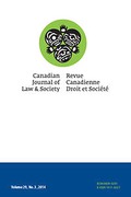 Cover of Canadian Journal of Law and Society - Revue Canadienne Droit et Soci&#233;t&#233;: Print + Online