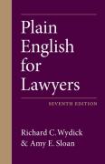 Cover of Plain English for Lawyers