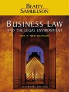 Cover of Business Law for a New Century