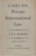 Cover of Cases on Private International Law 3rd ed