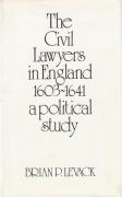 Cover of The Civil Lawyers in England 1603-1641: A Political Study