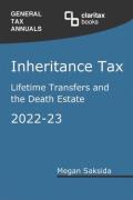 Cover of Inheritance Tax: Lifetime Transfers and the Death Estate 2022-23
