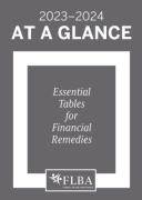 Cover of At A Glance 2023-24: Essential Tables for Financial Remedies