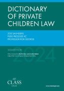 Cover of Dictionary of Private Children Law 2024
