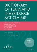 Cover of Dictionary of TLATA and Inheritance Act Claims 2024