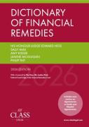 Cover of Dictionary of Financial Remedies 2026