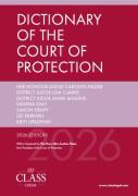Cover of Dictionary of the Court of Protection 2026