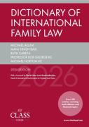 Cover of Dictionary of International Family Law 2026
