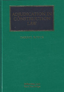 Cover of Adjudication in Construction Law