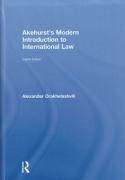 Cover of Akehurst's Modern Introduction to International Law