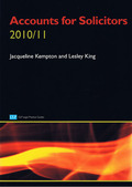 Cover of College of Law LPC: Accounts for Solicitors 2010/2011