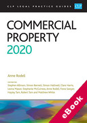 Cover of CLP Legal Practice Guides: Commercial Property 2020 (eBook)