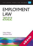 Cover of CLP Legal Practice Guides: Employment Law 2022 (eBook)