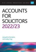 Cover of CLP Legal Practice Guides: Accounts for Solicitors 2022-23