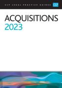 Cover of CLP Legal Practice Guides: Acquisitions 2023