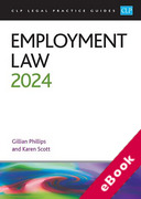 Cover of CLP Legal Practice Guides: Employment Law 2024 (eBook)