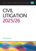 Cover of CLP Legal Practice Guides: Civil Litigation 2025-26