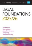 Cover of CLP Legal Practice Guides: Legal Foundations 2025-26