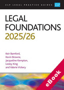 Cover of CLP Legal Practice Guides: Legal Foundations 2025-26 (eBook)