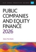 Cover of CLP Legal Practice Guides: Public Companies and Equity Finance 2026