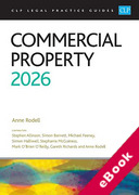 Cover of CLP Legal Practice Guides: Commercial Property 2026 (eBook)