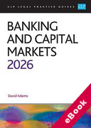 Cover of CLP Legal Practice Guides: Banking and Debt Finance 2026 (eBook)