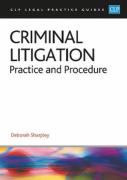 Cover of CLP Legal Practice Guides: Criminal Litigation - Practice and Procedure 2026-27