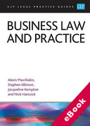 Cover of CLP Legal Practice Guides: Business Law and Practice 2026-27 (eBook)
