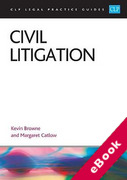 Cover of CLP Legal Practice Guides: Civil Litigation 2026-27 (eBook)