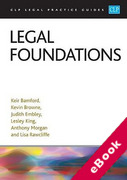 Cover of CLP Legal Practice Guides: Legal Foundations 2026-27 (eBook)